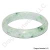 Chinese Green Jade Bangle Bracelet of Courage