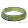 Demure Chinese Green Jade Bangle Bracelet