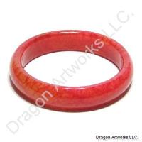 Red Jade Bangle Bracelet of Love